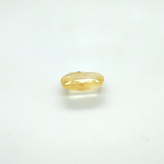Yellow Sapphire (Pukhraj) 7.66 Ct Lab Tested Yellow Sapphire (Pukhraj) 7.66 Ct Lab Tested